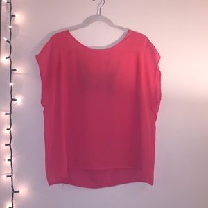 Coral blouse